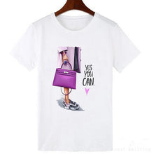 Load image into Gallery viewer, Summer Women  T-shirt 2019 Fashion Thin Section T Shirt Harajuku Printed Tshirt Leisure Streetwear Female Clothing