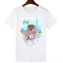 Load image into Gallery viewer, Summer Women  T-shirt 2019 Fashion Thin Section T Shirt Harajuku Printed Tshirt Leisure Streetwear Female Clothing