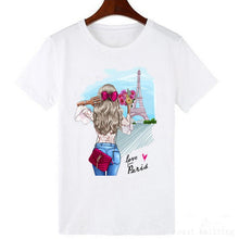 Load image into Gallery viewer, Summer Women  T-shirt 2019 Fashion Thin Section T Shirt Harajuku Printed Tshirt Leisure Streetwear Female Clothing