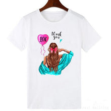 Load image into Gallery viewer, Summer Women  T-shirt 2019 Fashion Thin Section T Shirt Harajuku Printed Tshirt Leisure Streetwear Female Clothing