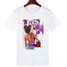 Load image into Gallery viewer, Summer Women  T-shirt 2019 Fashion Thin Section T Shirt Harajuku Printed Tshirt Leisure Streetwear Female Clothing