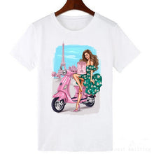 Load image into Gallery viewer, Summer Women  T-shirt 2019 Fashion Thin Section T Shirt Harajuku Printed Tshirt Leisure Streetwear Female Clothing