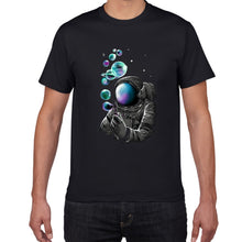 Load image into Gallery viewer, YEV F629MT creative planet cotton t shirt men loose cool spaceman T-shirt casual summer funny tshirt Tee shirt homme men clothes