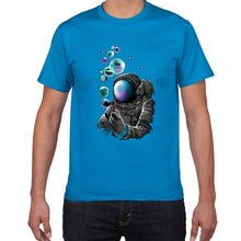 Load image into Gallery viewer, YEV F629MT creative planet cotton t shirt men loose cool spaceman T-shirt casual summer funny tshirt Tee shirt homme men clothes