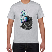 Load image into Gallery viewer, YEV F629MT creative planet cotton t shirt men loose cool spaceman T-shirt casual summer funny tshirt Tee shirt homme men clothes
