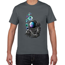 Load image into Gallery viewer, YEV F629MT creative planet cotton t shirt men loose cool spaceman T-shirt casual summer funny tshirt Tee shirt homme men clothes
