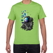 Load image into Gallery viewer, YEV F629MT creative planet cotton t shirt men loose cool spaceman T-shirt casual summer funny tshirt Tee shirt homme men clothes
