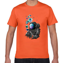 Load image into Gallery viewer, YEV F629MT creative planet cotton t shirt men loose cool spaceman T-shirt casual summer funny tshirt Tee shirt homme men clothes