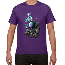 Load image into Gallery viewer, YEV F629MT creative planet cotton t shirt men loose cool spaceman T-shirt casual summer funny tshirt Tee shirt homme men clothes