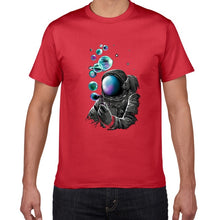 Load image into Gallery viewer, YEV F629MT creative planet cotton t shirt men loose cool spaceman T-shirt casual summer funny tshirt Tee shirt homme men clothes