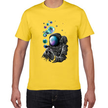 Load image into Gallery viewer, YEV F629MT creative planet cotton t shirt men loose cool spaceman T-shirt casual summer funny tshirt Tee shirt homme men clothes