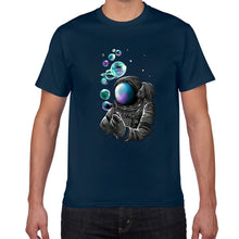 Load image into Gallery viewer, YEV F629MT creative planet cotton t shirt men loose cool spaceman T-shirt casual summer funny tshirt Tee shirt homme men clothes