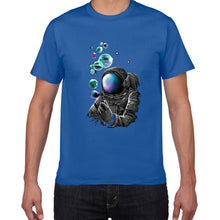 Load image into Gallery viewer, YEV F629MT creative planet cotton t shirt men loose cool spaceman T-shirt casual summer funny tshirt Tee shirt homme men clothes
