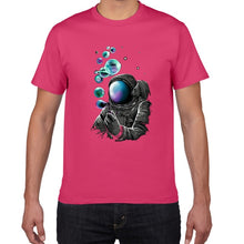 Load image into Gallery viewer, YEV F629MT creative planet cotton t shirt men loose cool spaceman T-shirt casual summer funny tshirt Tee shirt homme men clothes
