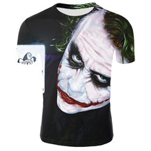 Load image into Gallery viewer, Plus Size S-4XL Cool Joker T Shirt men Summer Harajuku T-shirt Crew Neck Casual Tee Shirt Homme funny t-shirts 0 neck