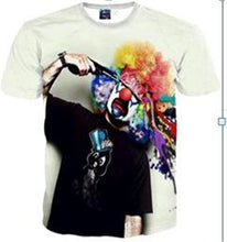 Load image into Gallery viewer, Plus Size S-4XL Cool Joker T Shirt men Summer Harajuku T-shirt Crew Neck Casual Tee Shirt Homme funny t-shirts 0 neck