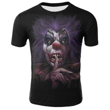 Load image into Gallery viewer, Plus Size S-4XL Cool Joker T Shirt men Summer Harajuku T-shirt Crew Neck Casual Tee Shirt Homme funny t-shirts 0 neck