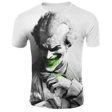 Load image into Gallery viewer, Plus Size S-4XL Cool Joker T Shirt men Summer Harajuku T-shirt Crew Neck Casual Tee Shirt Homme funny t-shirts 0 neck